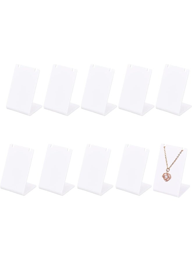 TPGP 10Pcs Acrylic L Shape Necklace Display Stand - Image 1