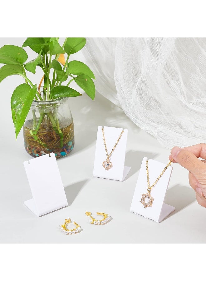 TPGP 10Pcs Acrylic L Shape Necklace Display Stand - Image 4
