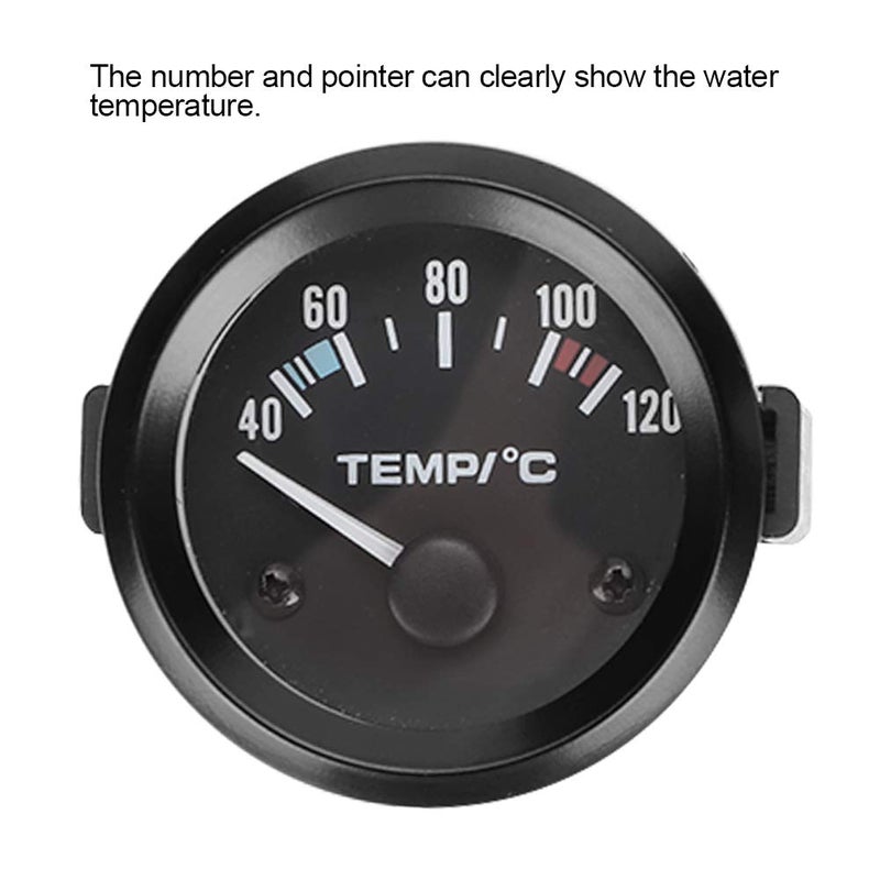 YOSOO Car Water Temperature Gauge, 2 Inch 52mm Universal Water Temp Temperature Indicator Gauge Meter with Sensor for Auto Car Racer Truck - Image 5
