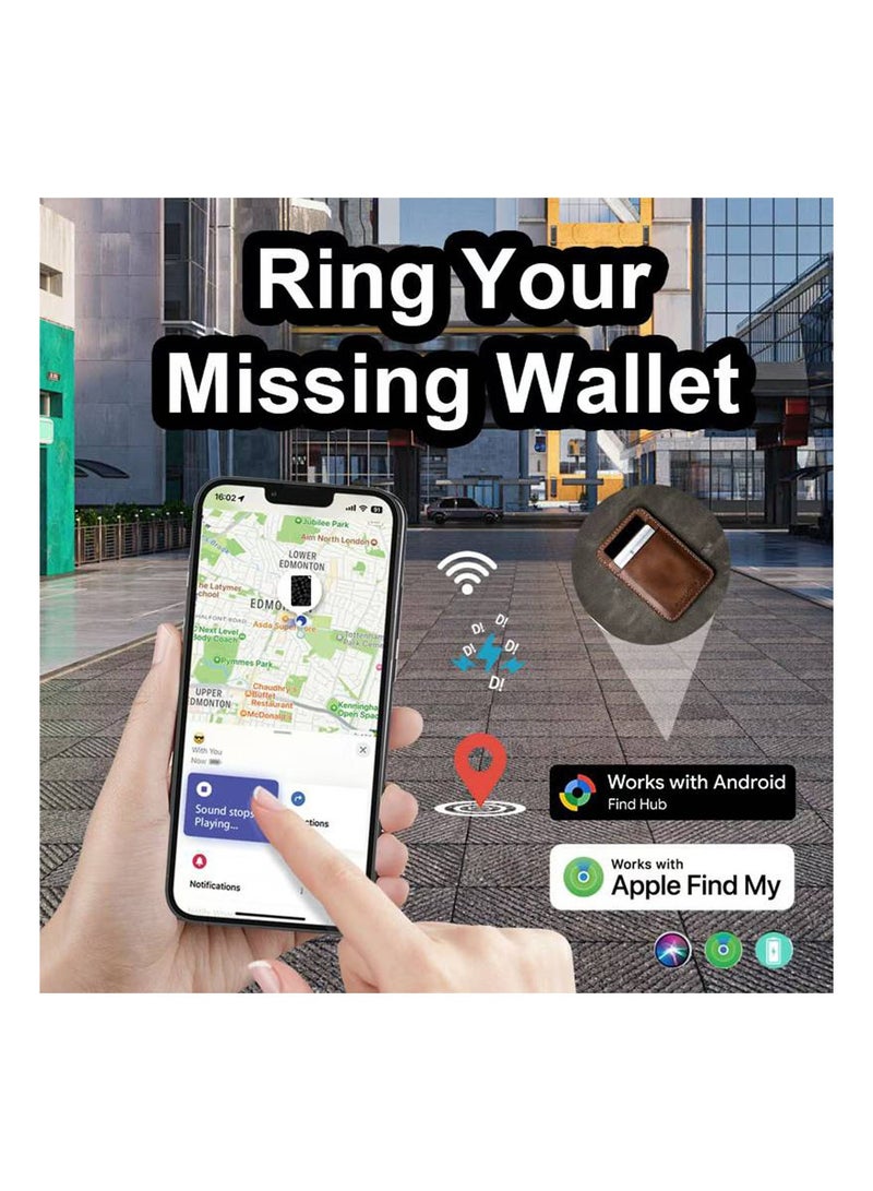 Smart Wallet Finder Card Apple Find My and Android dual system GPS Wireless Charging Locator Item purse Tracker Luggage Tags Phone Passports anti-lost tracking device - Image 4