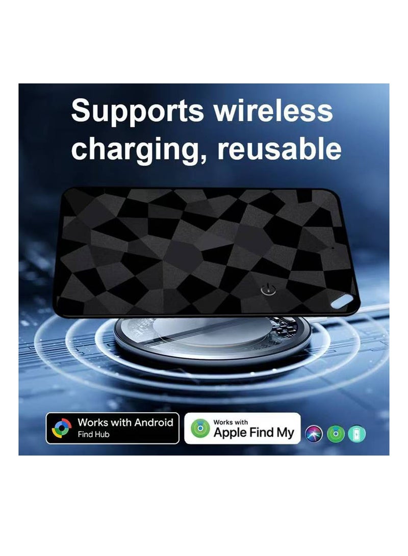 Smart Wallet Finder Card Apple Find My and Android dual system GPS Wireless Charging Locator Item purse Tracker Luggage Tags Phone Passports anti-lost tracking device - Image 5