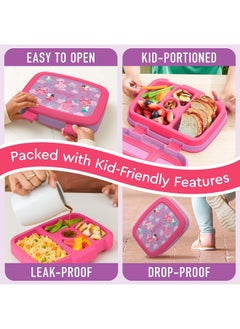 Bentgo Kids Prints 5 Compartment Lunchbox Fairies  - Image 3