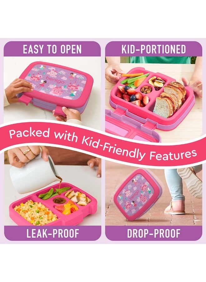 Bentgo Kids Prints 5 Compartment Lunchbox Fairies  - Image 3
