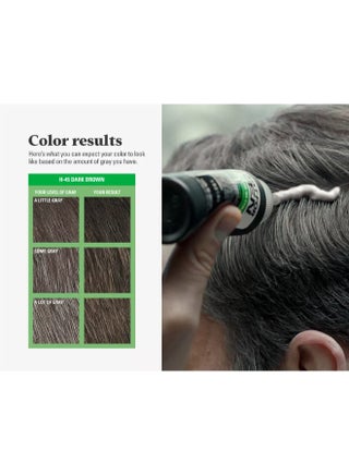 Hair Color For Men – Dark Brown, H-45, Quick-Apply Hair Dye With Biotin, Aloe, And Coconut Oil For Nourished, Natural-Looking Hair - view 5