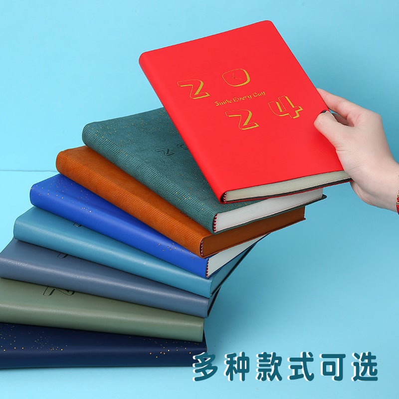 2024 Calendar Year Plan Book A5 Business Notebook Week Plan 365 Days Calendar Year Time Management Book - Image 3