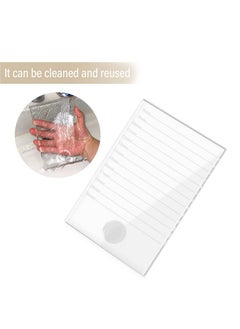 g2plus Crystal Glass False Lashes Adhesive Glue Pallet Holder For Eyelash Extensions 5.9'' X 3.9'' X 0.2''  - Image 5