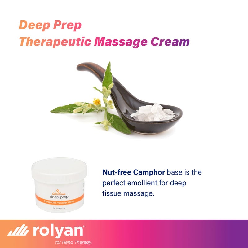 Sammons Preston Deep Prep Therapeutic Massage Cream, 8 oz, Non-Greasy Lotion for Massage Therapy, Professional-Grade Massage Cream with Essential Oils, Nut-Free Formula, Ideal for Deep Tissue Use - Image 4