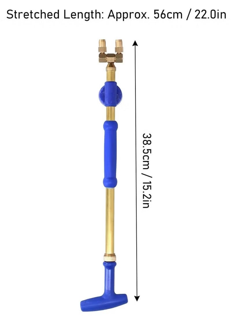 Generic Telescopic Copper Sprayer – Non-Slip Handle, Adjustable Nozzle, Dual Spray Head, Fits 1.25L+ Bottles, for Garden/Lawn/Farm Irrigation  - Image 5