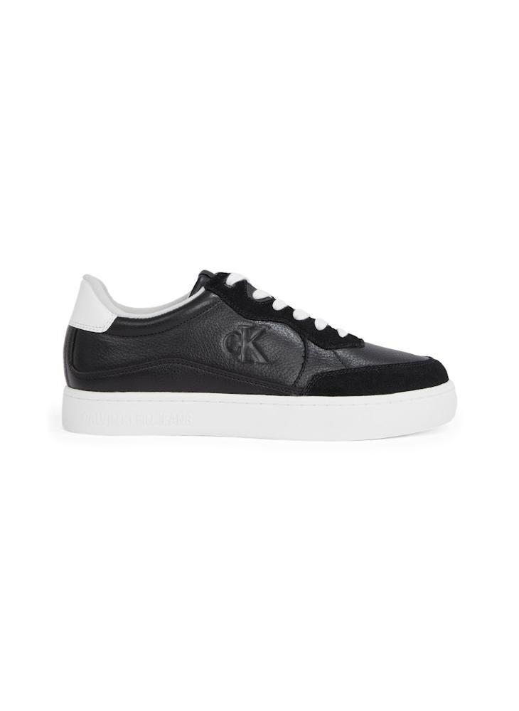 Calvin Klein Jeans Classic Cupsole Leather Low Trainers  - Image 1