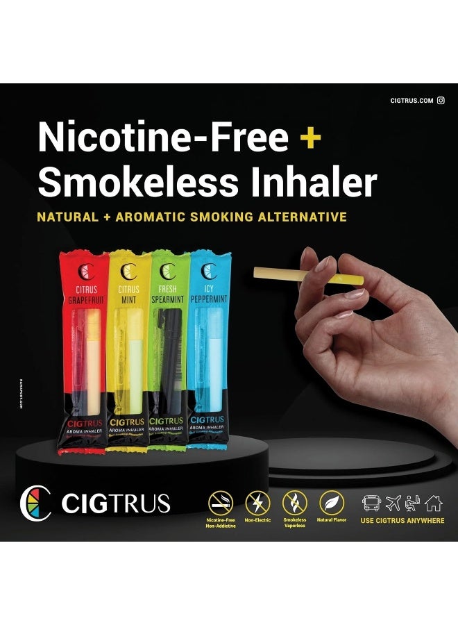 Cigtrus Oral Fixation Craving Relief Quit Smoking Aid Tobacco Free Nicotine Free Non-Electric Natural Support 4 Flavor Variety Pack - Image 5