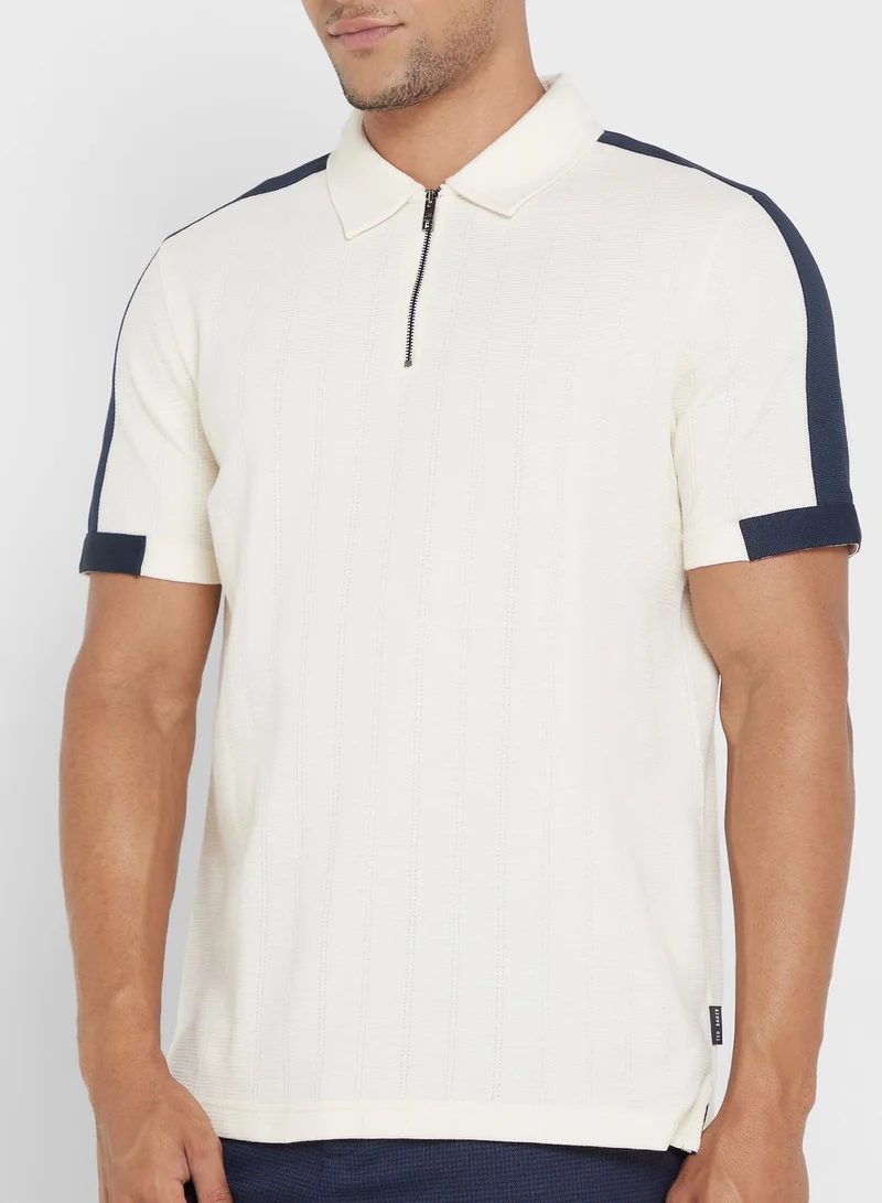 Ted Baker Abloom Zip Polo