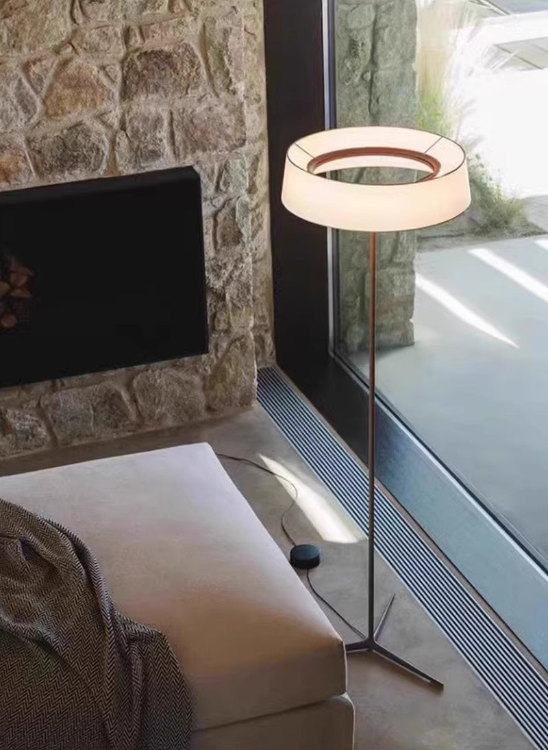 Onelight High-Grade Bedroom Living Room Atmosphere Light LED Floor Lamp, Cotton Lampshade, Push-Button Switch, Suitable for Living Room/Bedroom/Study Room 40W  - Image 2