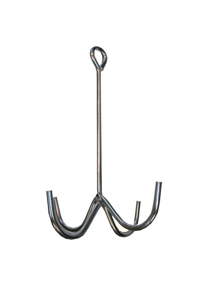 إنتريبيد إنترناشونال خطاف تنظيف أدوات الخيول رباعي الأطراف من شركة إنتربيد إنترناشونال، مطلي بالكروم، - منظم قوي لأدوات الفروسية مع قدرة رائعة على تحمل الوزن ومقاومة للتآكل