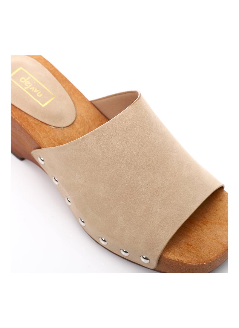 DejaVu - Slip On Hard Sole Chunky Slippers - Image 1