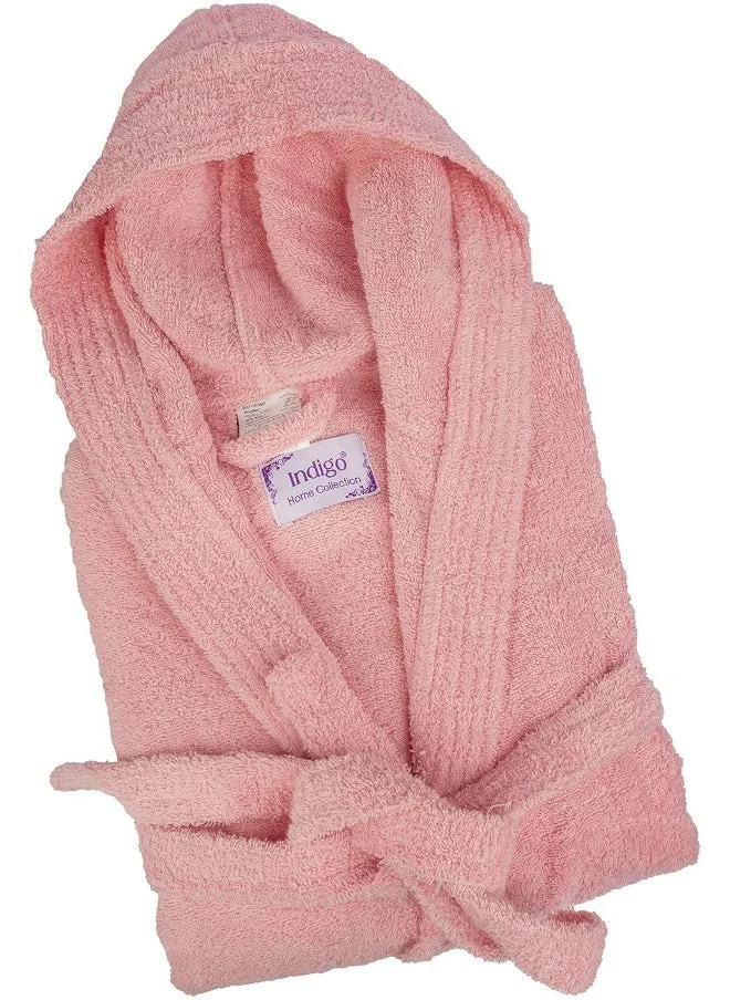 بليس كاسا أساسيات المنزل - رداء حمام بغطاء رأس للجنسين - 100% قطن، فائق النعومة، عالي الامتصاص للنساء والرجال - مثالي للاستخدام اليومي، للجنسين والبالغين