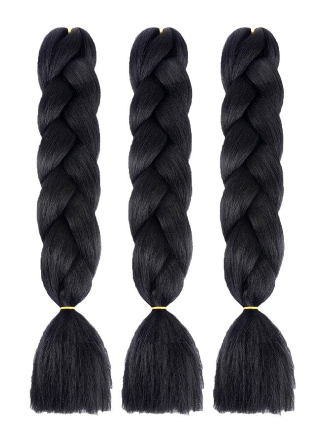 3 Piece Braided Hair Wig African Braids Hair Extension Set - Image 1