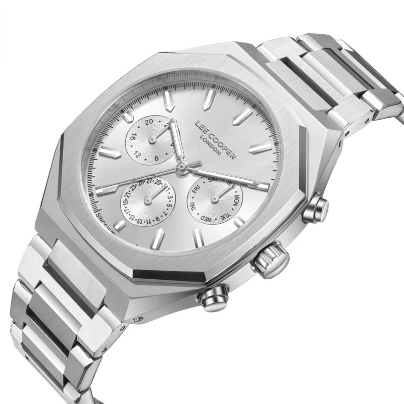 Lee Cooper Men's METAL Multi Function Watch LC08045.331 - 43 mm