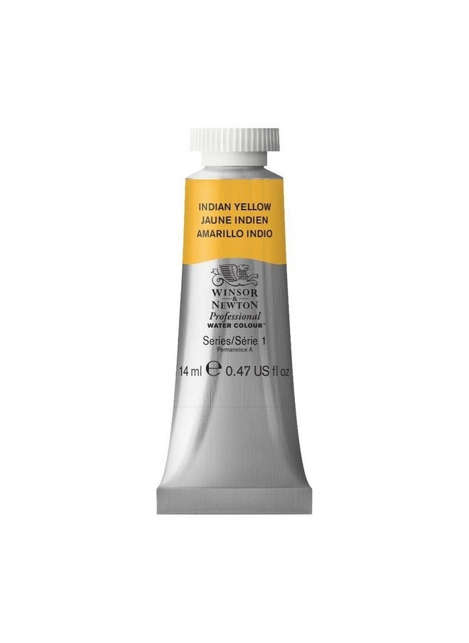 WINSOR & NEWTON Professional Water Colour 14 Ml - Indian Yellow (319) - Finely Pigmented, Vibrant, Vivid & Intermixable Artists' Water Colour Paints - More Colours Available  - Image 1