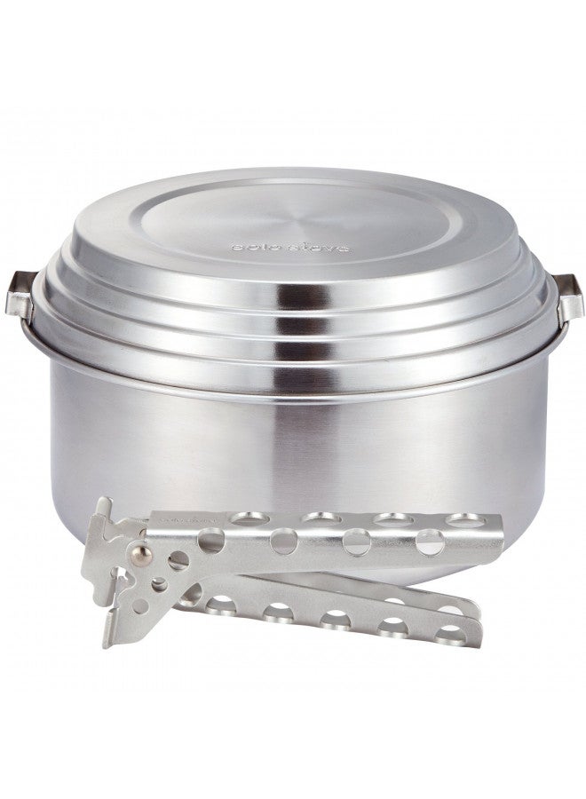 Solo Stove مجموعة أواني الطهي 3 من سولو ستوف - أدوات مطبخ من الفولاذ المقاوم للصدأ للتخييم والتنزه | مشبك وعاء متضمن لطهي المخيم على موقد الصواريخ - Image 2