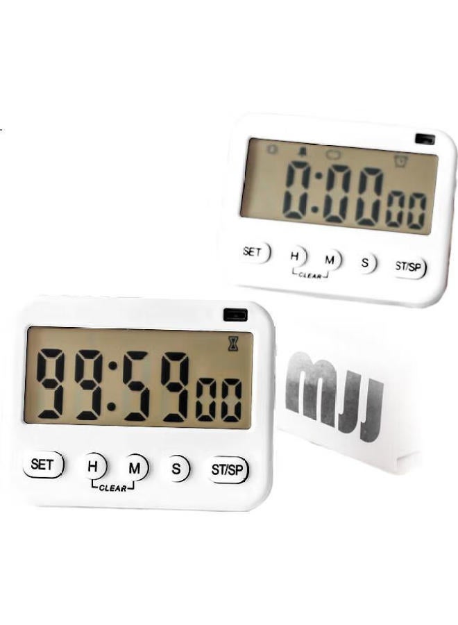 All-round Timer Countdown, Kitchen Circulation Multifunctional Timer, Magnetic Desktop Clock, Children'S Time Management Alarm Clock - Image 2