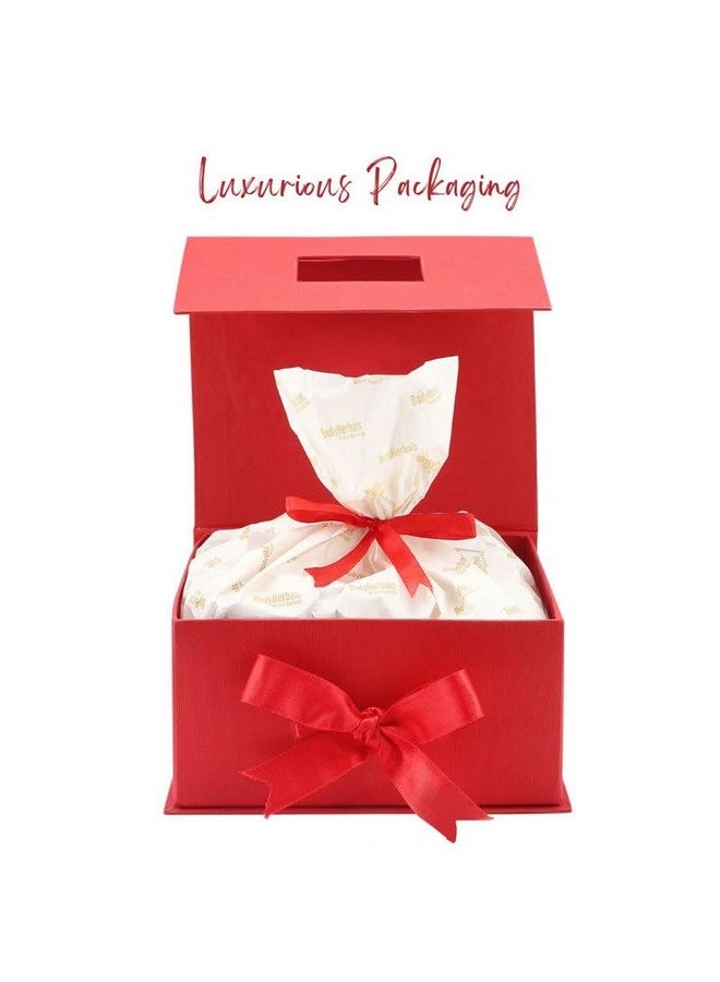 BodyHerbals Strawberry Bath And Body Care Diwali Gift Set For Women And Men| Luxury Skin Care Kit With Spa Accessories | Gift Box Hamper For Couple| 8 Pcs| Luxury Gift For Birthdays, Anniversaries, Deepawali And Special Celebrations| 100 % Vegan - Image 5