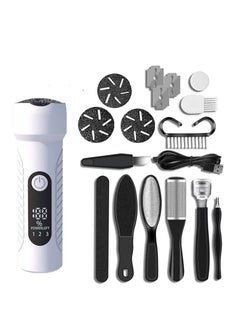 Elaimei Electric Callus Remover For Feet：Pedicure Tools With 3 Rollers, Professional Pedicure Tools Kit For Powerful Pedi Feet Care Vac, Foot File Care - Perfect For Hard, Cracked, Dry, Dead Skin (Usb Cable)  - Image 1