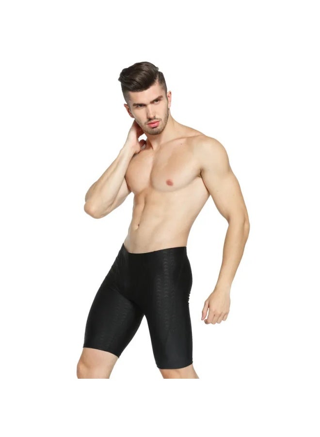 إسكدنيا Men's Swimming Suit Split Suit Swimming Suit Stretch Nylon Five Men's Swimming Trunks Swimming Cap Swimming Goggles Swimming Equipment-Color:Swimming Trunks + Swimming Cap + Storage Bag- - Image 4