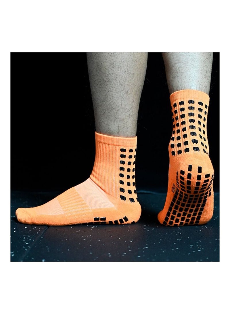 Loquat Anti Slip Mid Calf Sport Socks 