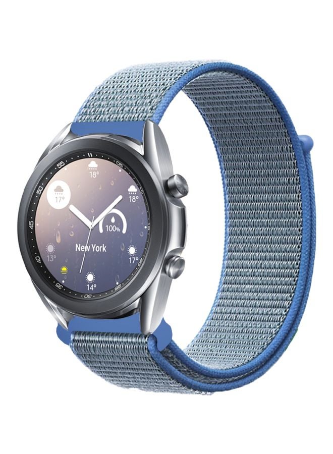 بيرفيي سوار بديل لساعة سامسونج جالاكسي 3 مقاس 41 مم أزرق تاهو - Image 1