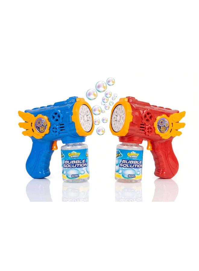 Galaxy Toys لعبة مسدس فقاعات كبيرة مع محلول فقاعات - مسدس فقاعات عالي الإنتاج للأطفال للعب في الهواء الطلق والاحتفالات - Image 2