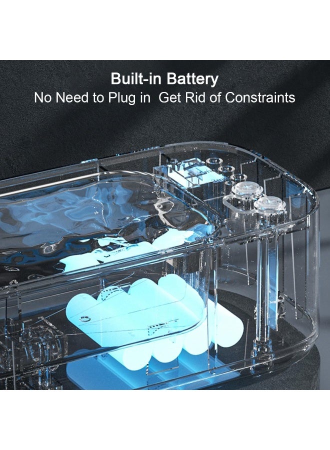 جهاز تنظيف المجوهرات بالموجات فوق الصوتية، جهاز تنظيف صوتي محمول بتردد 45 كيلوهرتز مع مؤقت للنظارات، والخواتم، والأقراط، والقلائد، وحزام الساعة، وفرشاة المكياج، بسعة 10 أونصة - Image 5