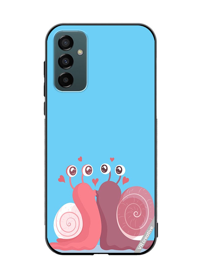 VR CREATIVE Protective Case Cover For Samsung Galaxy F23 Love Snail Design Multicolour - Image 1
