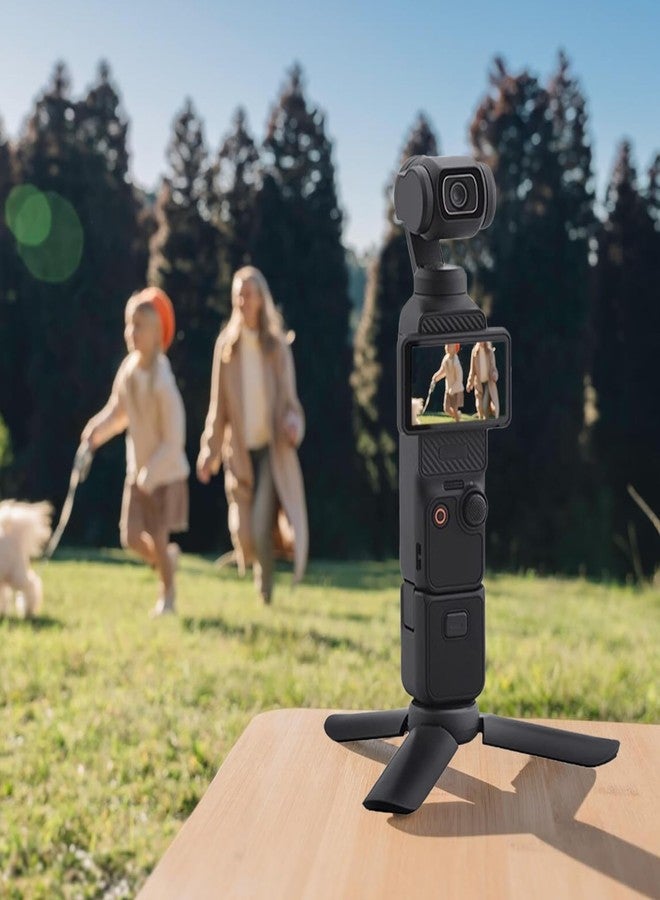 Wanheart Mini Tripod for DJI Osmo Pocket 3 & 2, Foldable Stand with 1/4″-20 Screw Mount, Portable, Compact Desktop Stand Compatible with Osmo Pocket, DJI Osmo Action 5/4, and Insta360 Ace Pro - Image 5