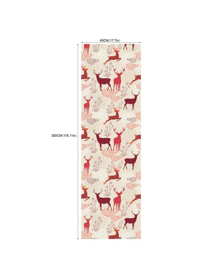 Bluejw Foreign Trade Christmas Self-adhesive Wallpaper Wallpaper Removable Wallpaper Living Room Transformation Wall Stickers CRW001-020 - Image 1