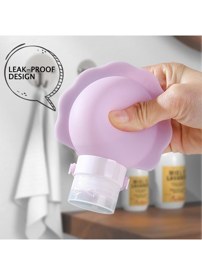 YALONG 3PCS Travel Bottles 60ml Size Toiletries, TSA Approved Travel Bottles for Toiletries, Silicone Travel Toiletries Travel Containers for Toiletries, Travel Essentials - Image 2