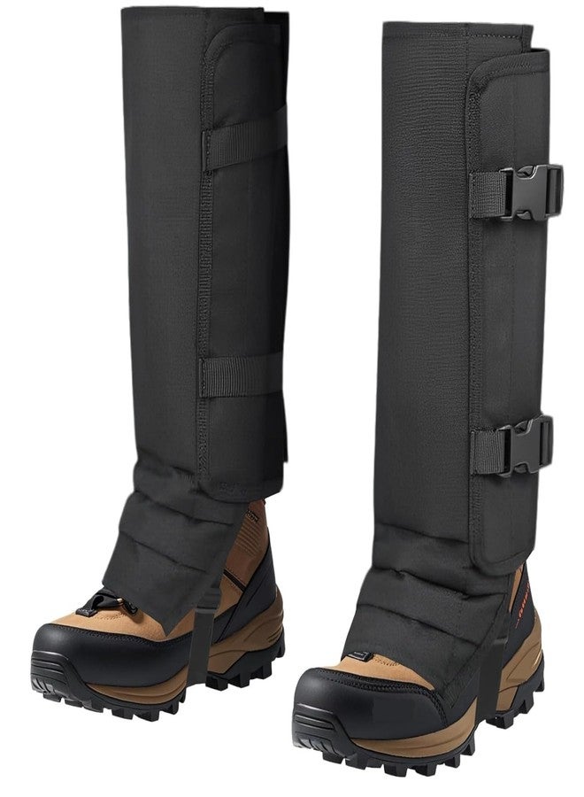 SAFETY ZONE® Snake Gaiters Snake Chaps, Waterproof Lower Legs Snake Guards, Snake Bite Protective Gaiters, Anti-Snake Boots for Men/Women (Snake Gaiters Black) - Image 1