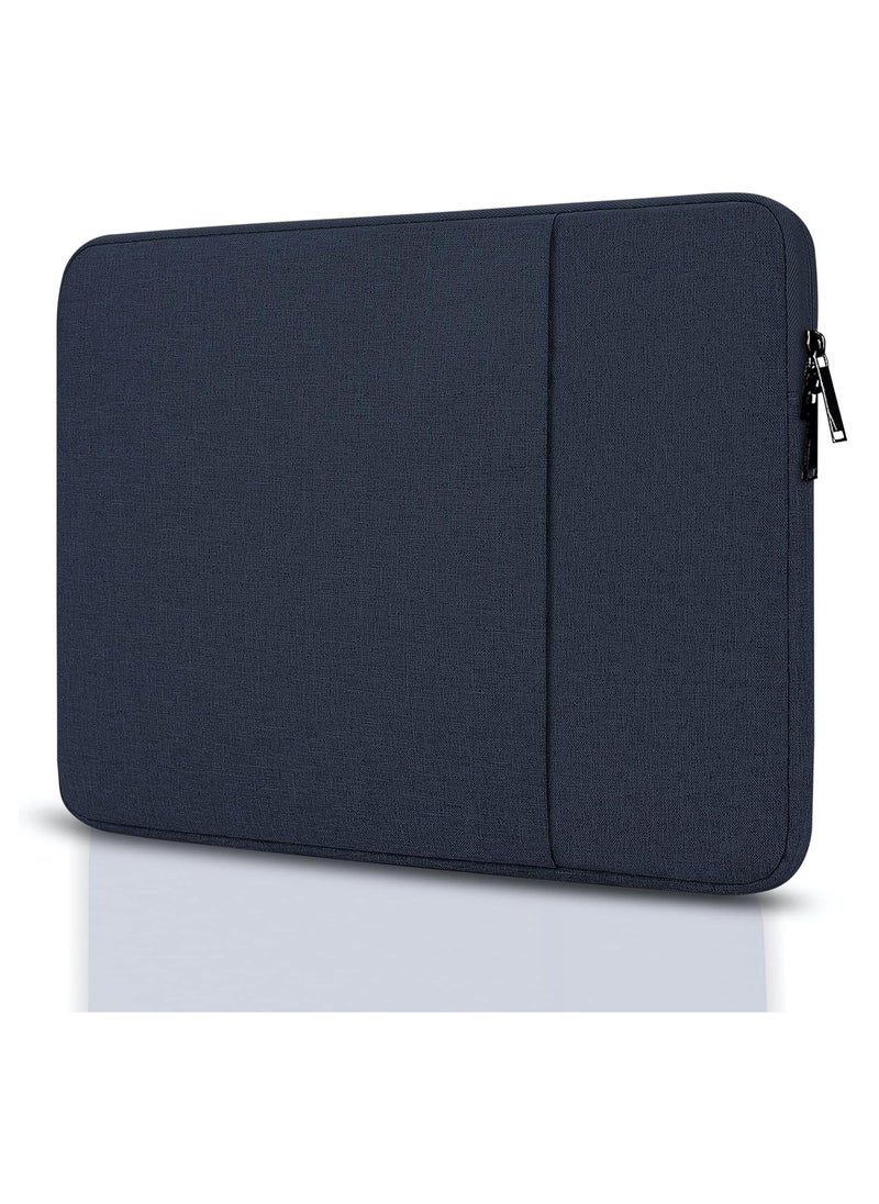 Hihonor Laptop Bag Sleeve Compatible with MacBook Air 13 inch M2 M3 A3113 A2681 2010-2023 M1 A2337 M2 A2179 A1932, Pro M2 A2338 M1 A2289 A2251 A2159 A1989 A1706 A1708 (Navy Blue, 13.3 Inch)  - Image 1
