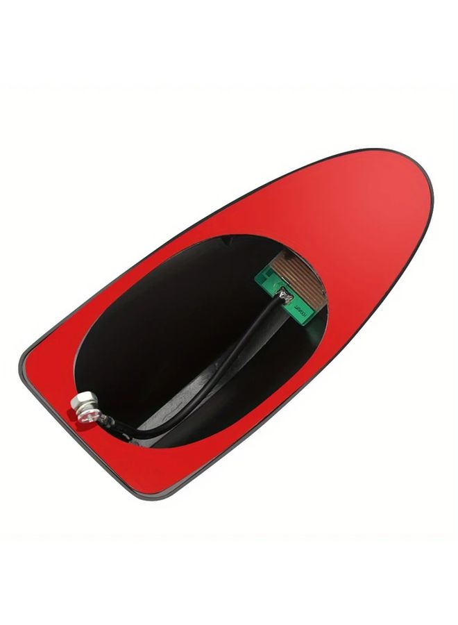 Black Carbon Fiber Shark Fin Antenna Enhanced AM FM Radio Signal for Cars - Image 4