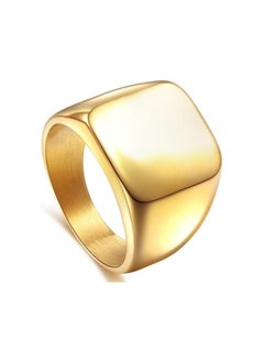 Fayrouz Jewellery Fayrouz Jewelry Men's Stainless Steel Square Designs Rings for Men, Thumb Pinky Ring, Men's Ring for Boys  - Image 1