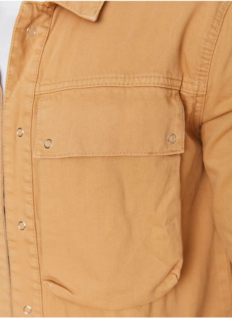 trendyol Pocket Detail Trucker Jacket