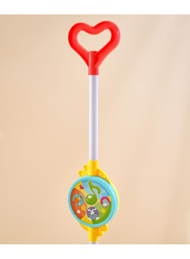 Fab N Funky Cute Rabbit on Wheels Push Along Toy - 2 Pieces - Image 4