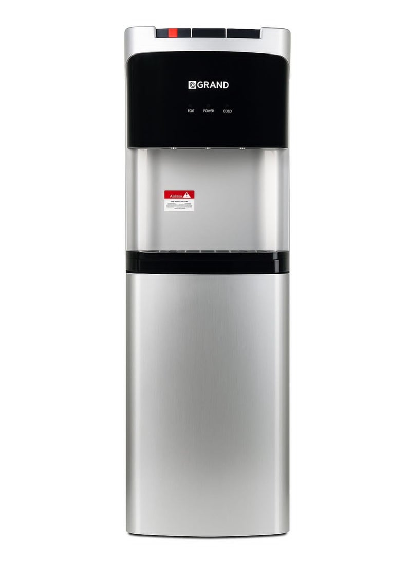 Grand Water cooler with 3 taps, silver, bottom loading, cold/hot/lukewarm, from Jarad - Image 1