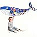 Rivibou Whale Foldable Activities Montessori Busy Board Toddler Busy Board Montessoris Toys for 3 Years Old Wall Panel - Image 3