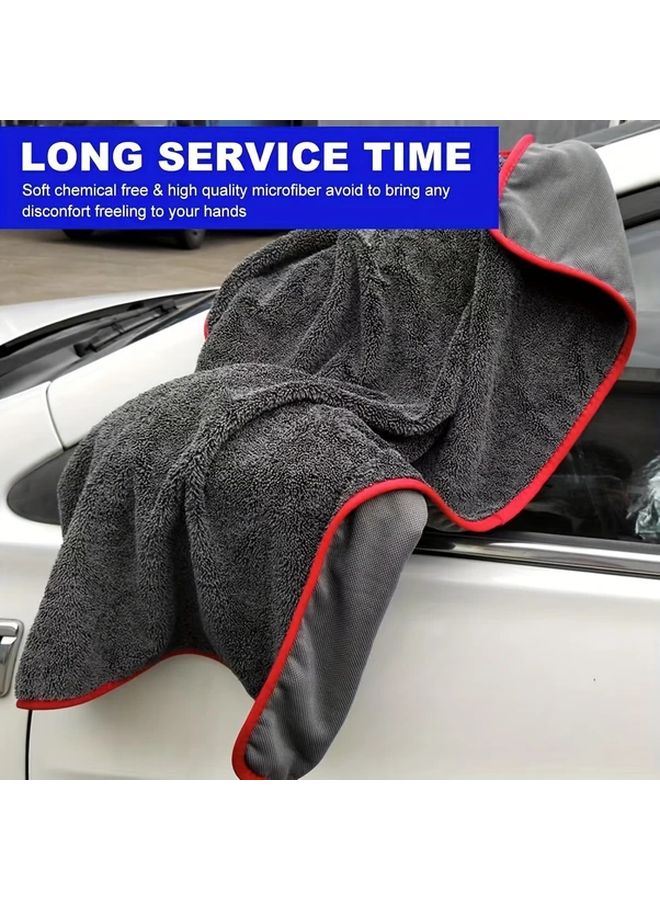 XXL Microfiber Car Drying Towel 35 43X23 62 Inches Super Absorbent Quick Detail No Water Marks - Image 1
