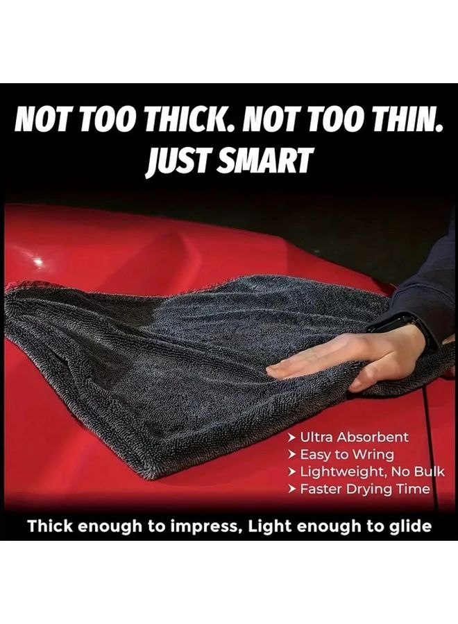 XXL Microfiber Car Drying Towel 35 43X23 62 Inches Super Absorbent Quick Detail No Water Marks - Image 4