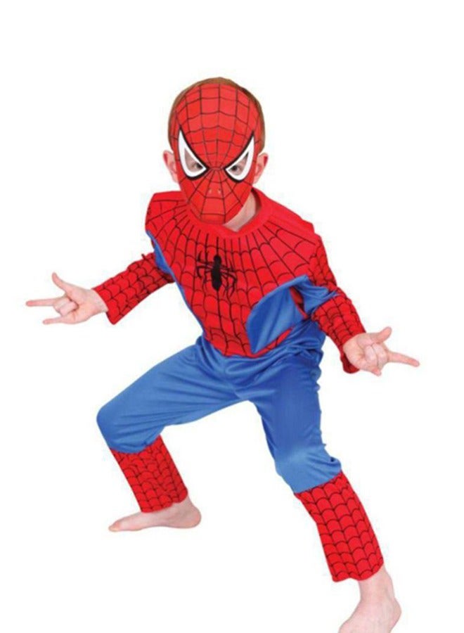 Superhero Spider Breathable Comfortable Themed Party Fancy Dress Cosplay Costume - Image 2