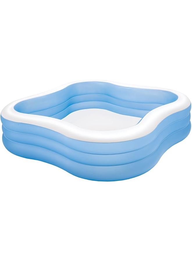INTEX Beach Wave Swim Center Swimming Pool Blue White 90 Inch