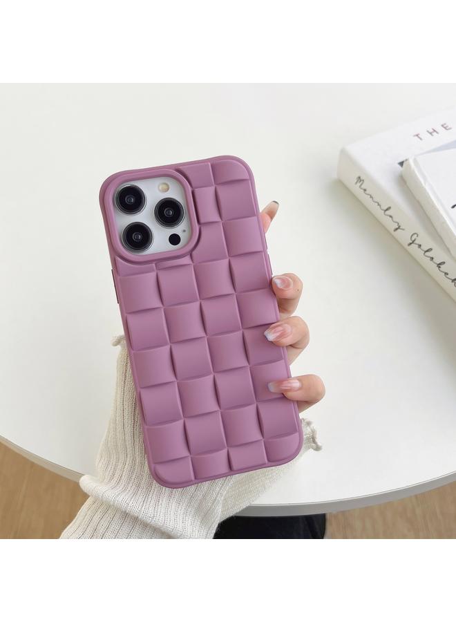S-TOP Case For iPhone 12 Pro Max 3D Cube Weave Texture Skin Feel Phone Case - Image 1