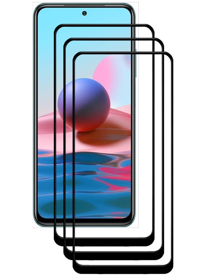 ACLIX 3 Pieces Antistatic ESD Dustproof Premium Quality High Definition Tempered Glass Screen Protector Designed For Xiaomi Redmi Note  10 - Image 1