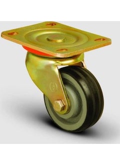 Emes Rubber, Heavy Industry Wheel with Swivel Plate Connection, Bushing, Diameter: 80 - Ed01 Vkr 80 